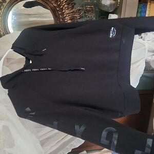 M flag nor fail crop hoodie